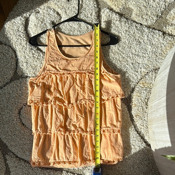 LOFT Women's Orange Sleeveless Top Medium 🌺 - Picture 5 of 5